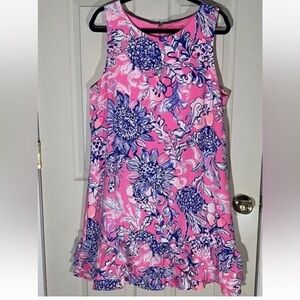 Lilly Pulitzer Sun Drenched Pink Tropics Maria Romper